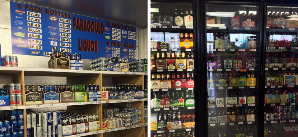 We have all your favorite brands including Bud Light, Blue Moon, Guinness, Shinerbock, and more!